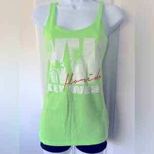 Key West stylish lime green tank
